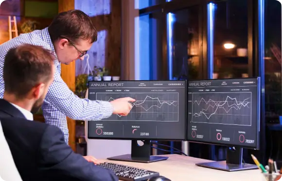 Quality assurance lead reviewing enterprise data for integrity, accuracy, and security compliance